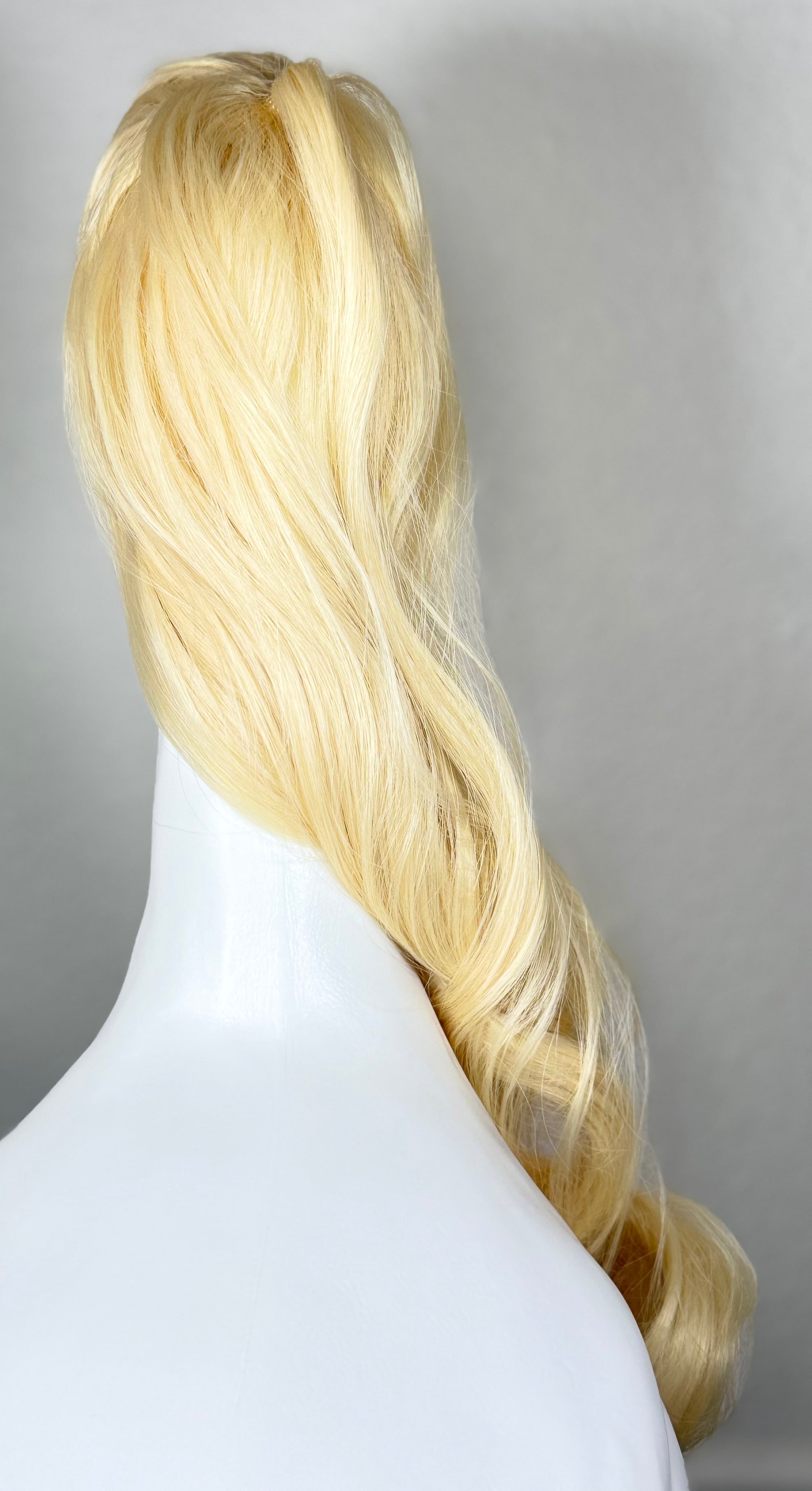 Blonde Porch Goose Wig – Long Wavy Hair for Porch Goose Decoration | Goose Accessories | Porch Decor Outfit