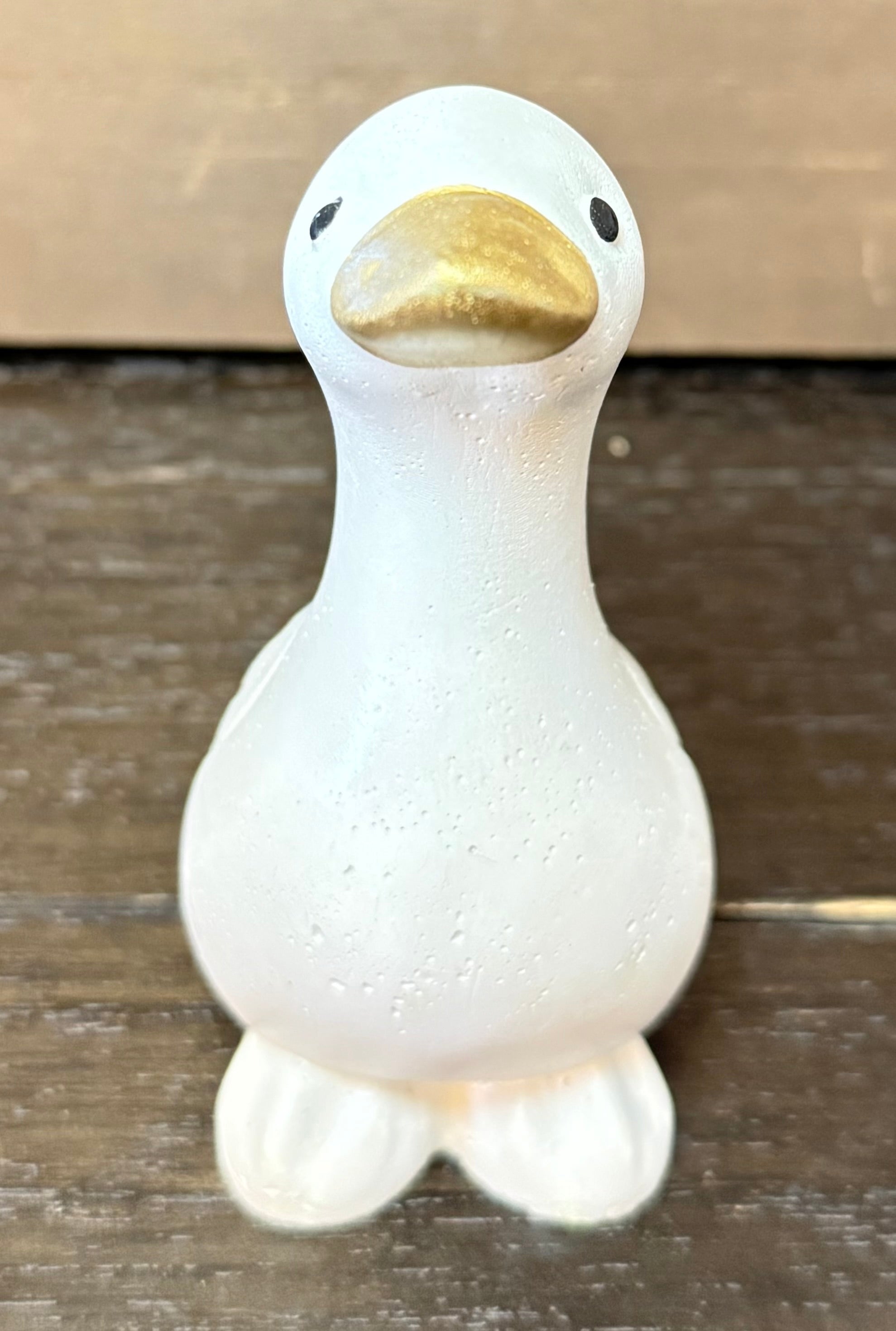 Mini 4" Concrete Goose Figurine