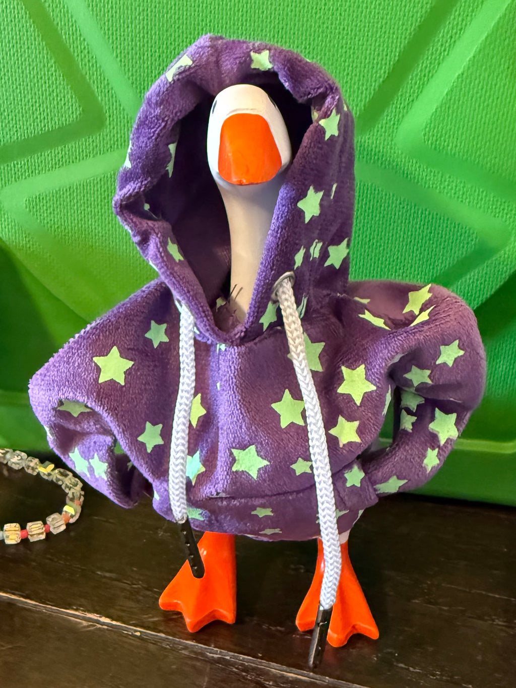 Mini 7” Goose Hoodie Outfit – Fits 7-Inch Desktop Geese