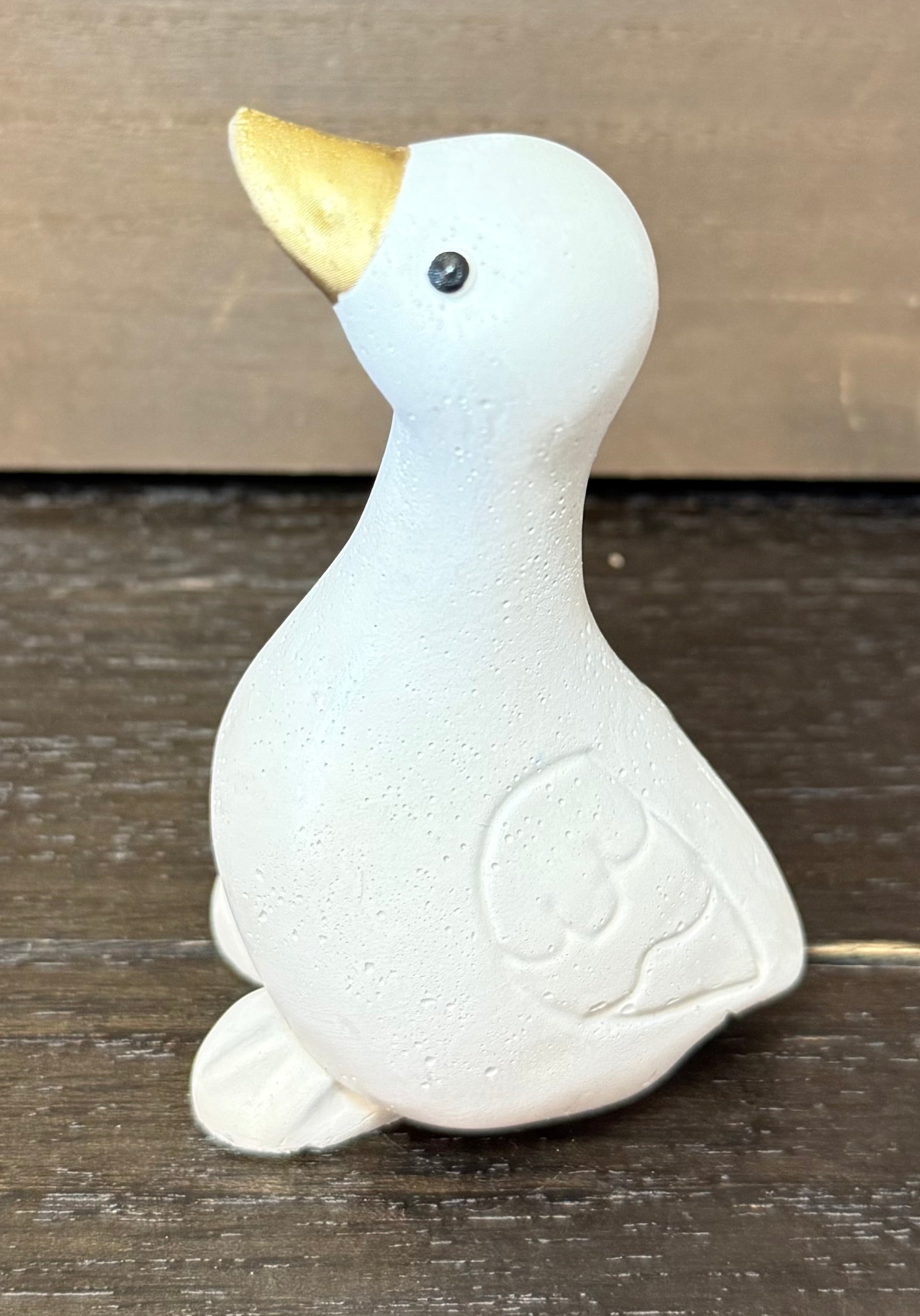 Mini 4" Concrete Goose Figurine