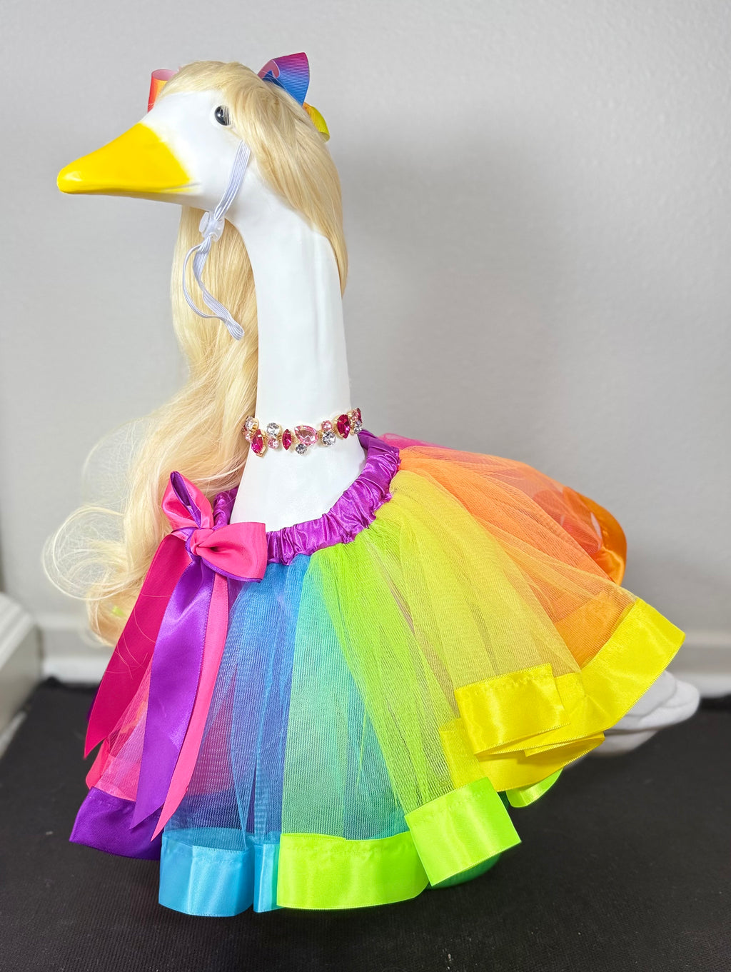 Rainbow & Pastel Tutu Goose Outfit Set – Porch Goose Dress