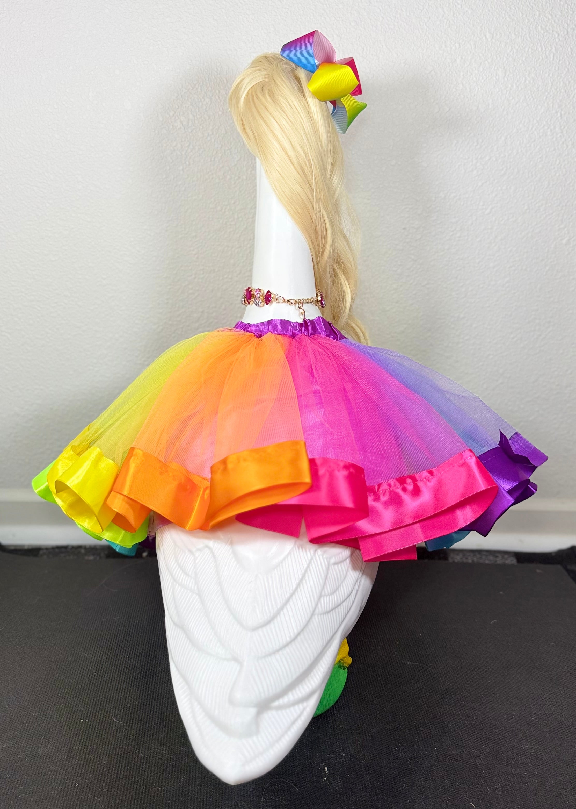 Rainbow & Pastel Tutu Goose Outfit Set – Porch Goose Dress