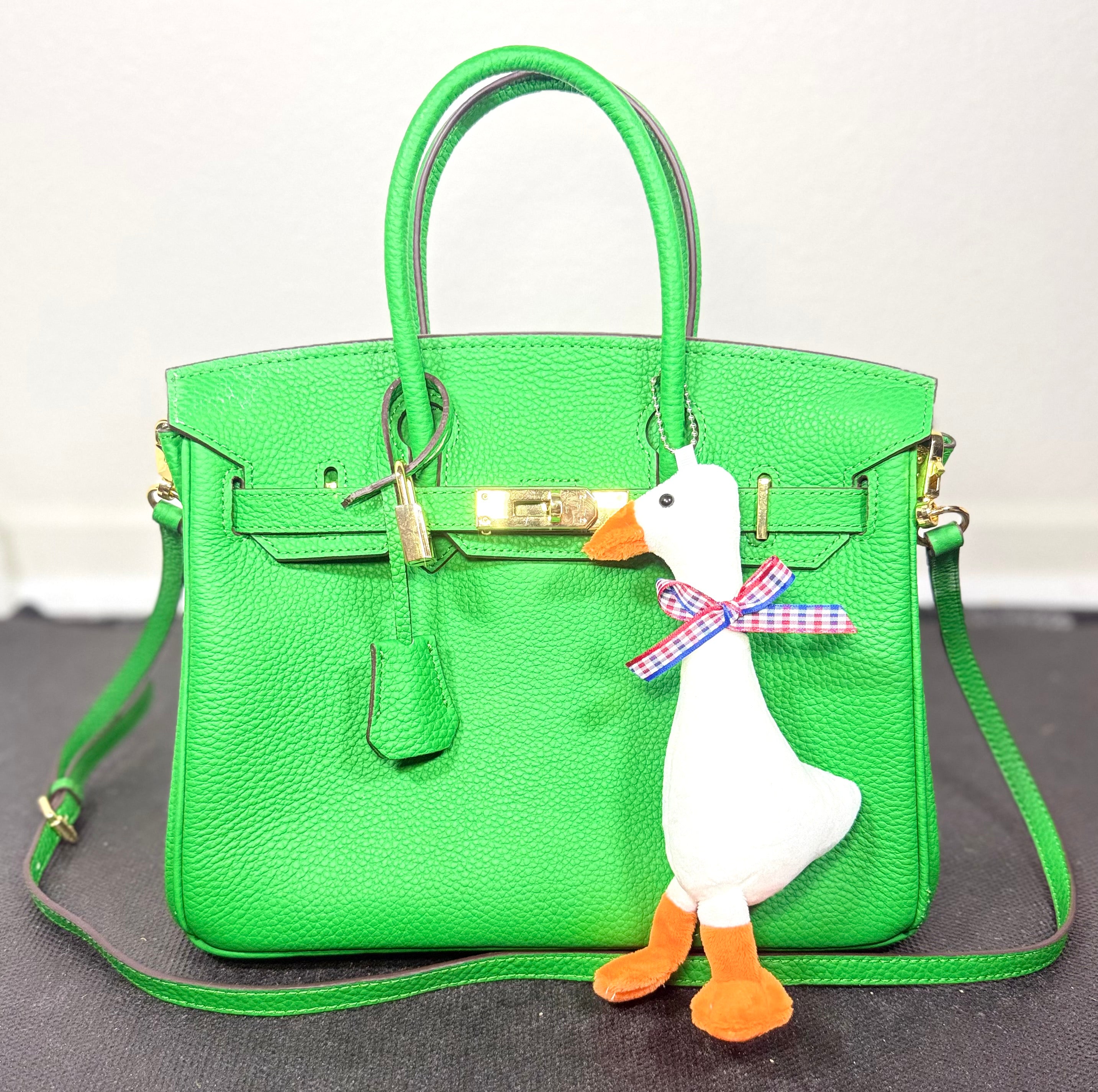 Goose Keychain Charm – Mini Plush Goose Bag Accessory 🪿✨