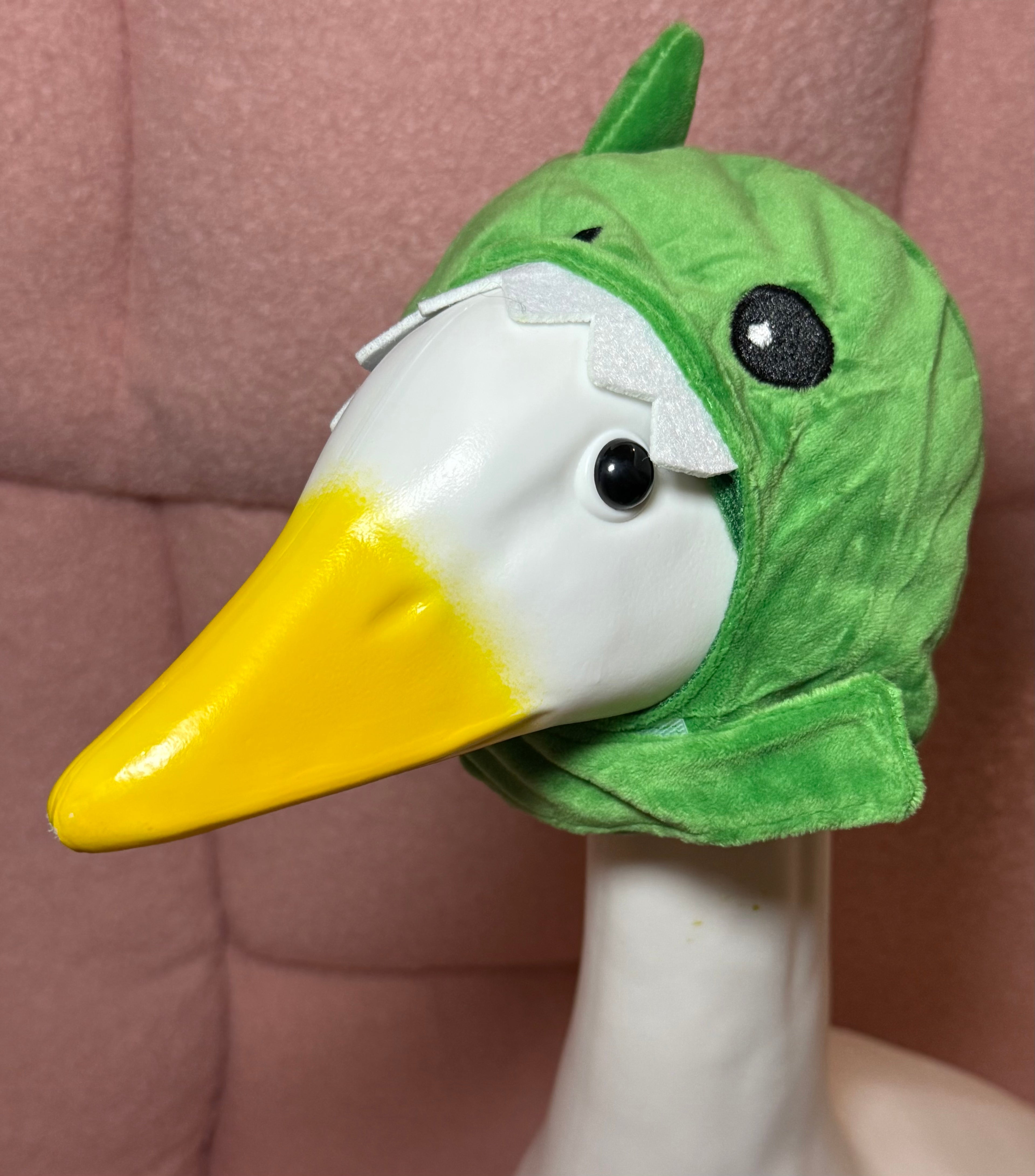 Animal Goose Hats for Porch Geese | Plush Dinosaur & Shark Goose Accessories