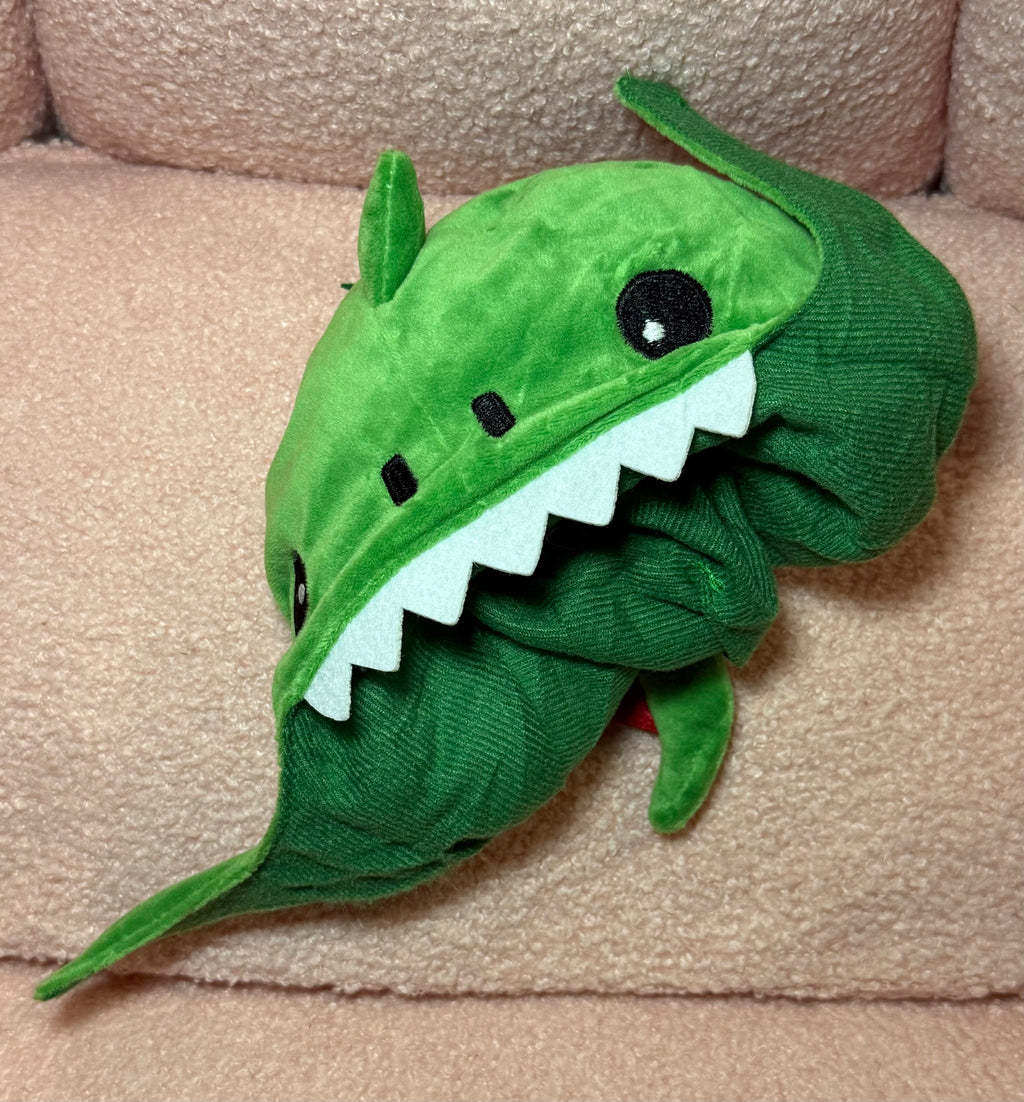 Animal Goose Hats for Porch Geese | Plush Dinosaur & Shark Goose Accessories