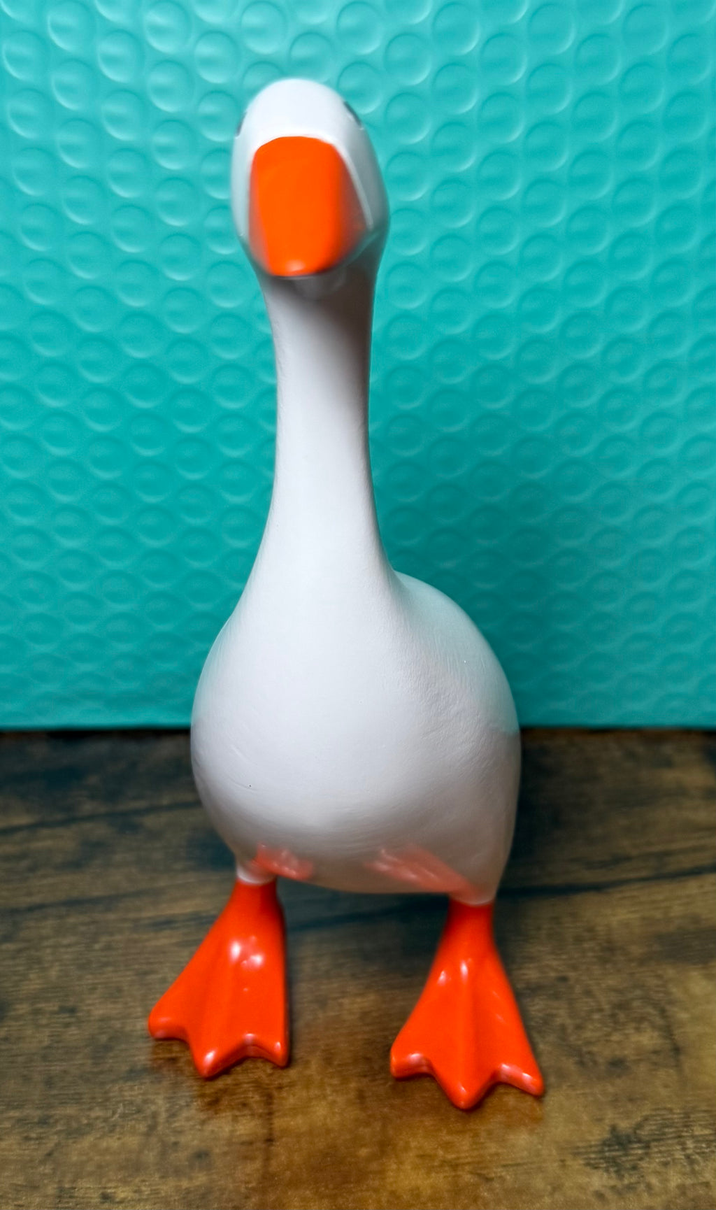 7” Desktop Goose with Magnetic Beak | Wooden Goose Figurine