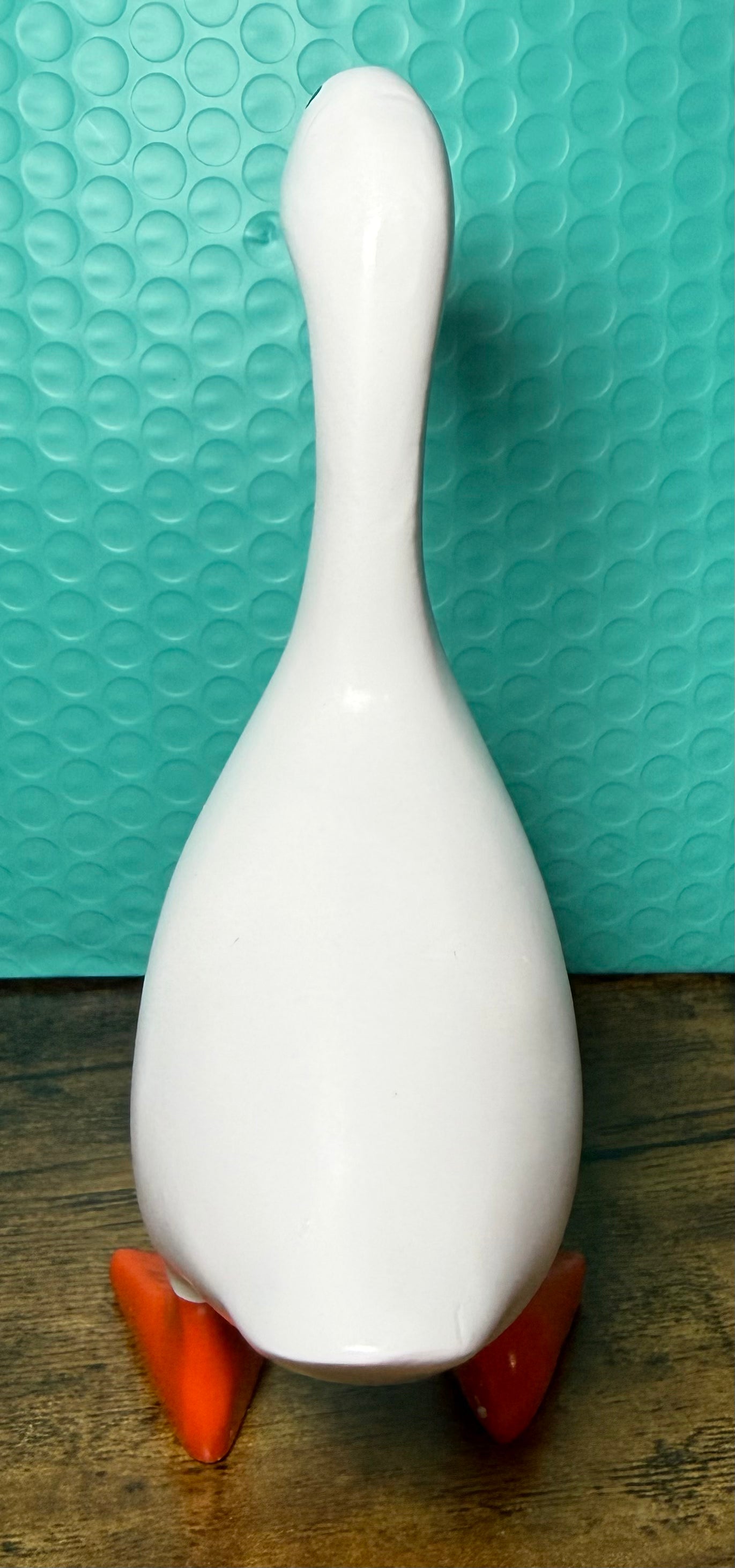 7” Desktop Goose with Magnetic Beak | Wooden Goose Figurine