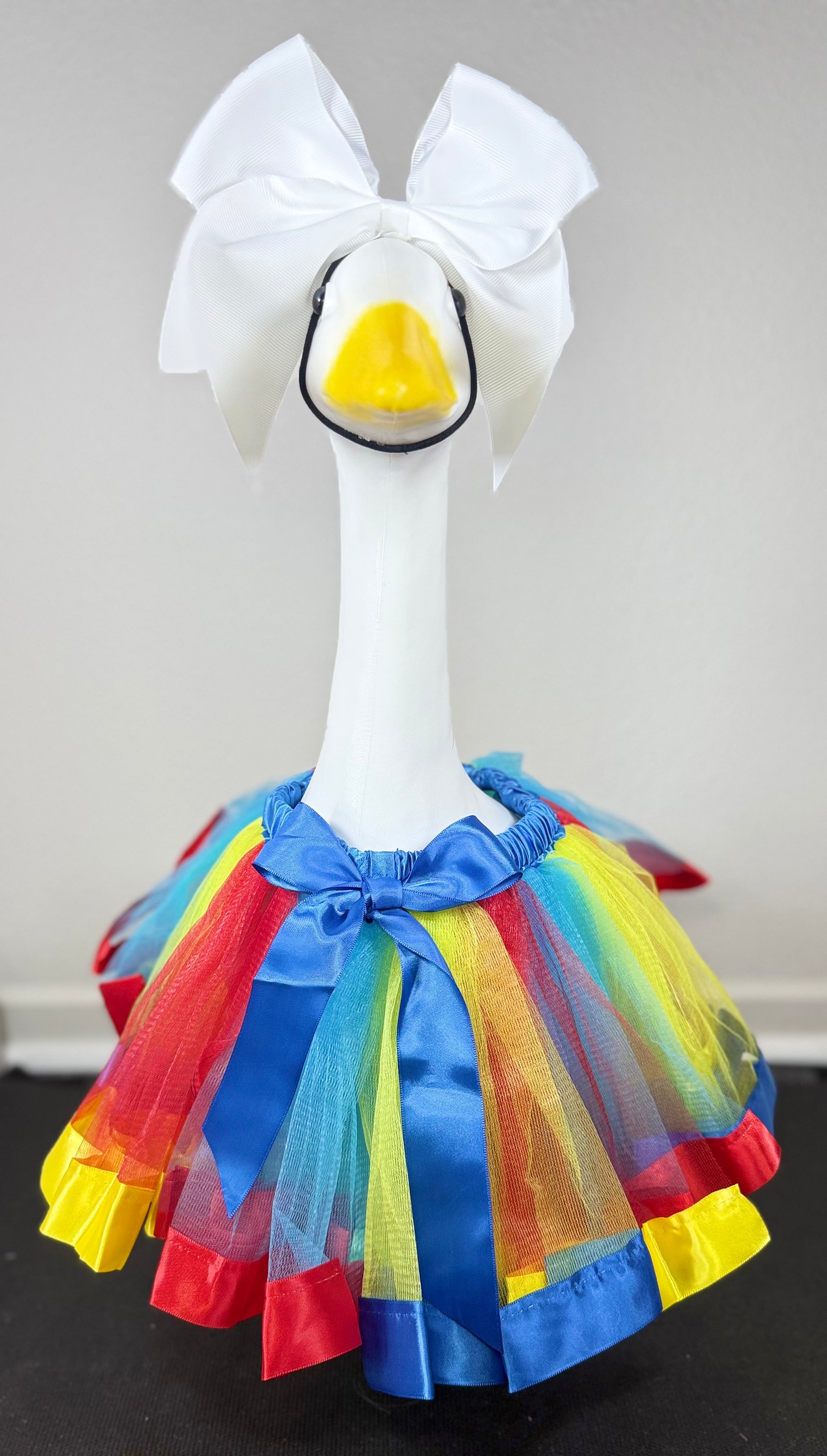 Rainbow & Pastel Tutu Goose Outfit Set – Porch Goose Dress