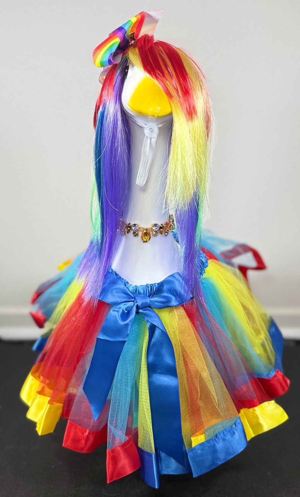 Rainbow & Pastel Tutu Goose Outfit Set – Porch Goose Dress