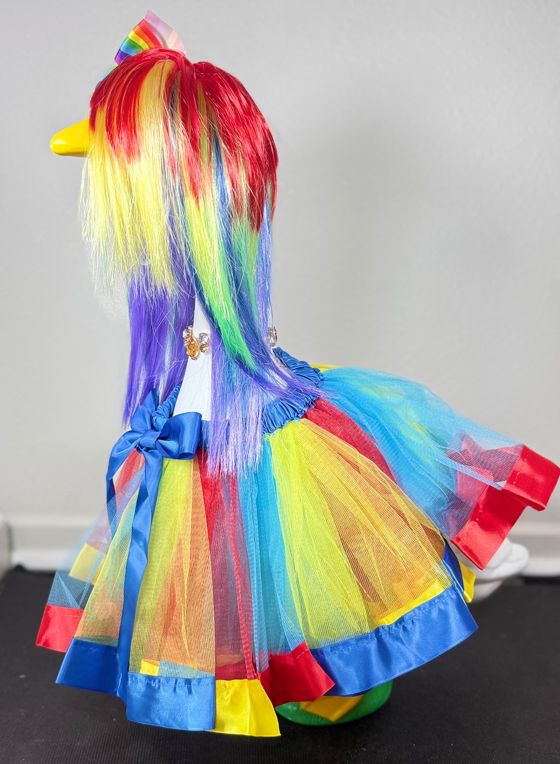 Rainbow & Pastel Tutu Goose Outfit Set – Porch Goose Dress