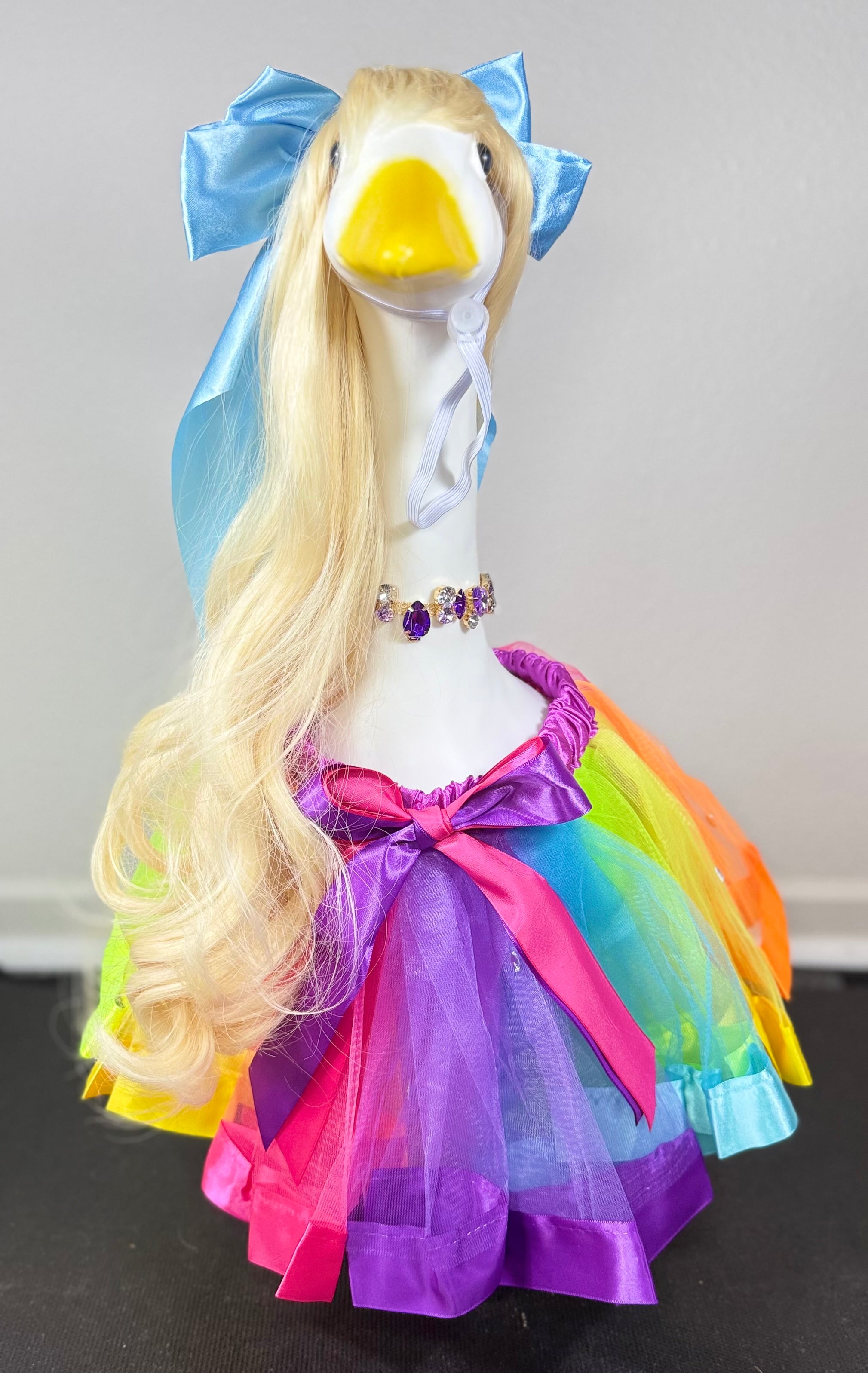 Rainbow & Pastel Tutu Goose Outfit Set – Porch Goose Dress
