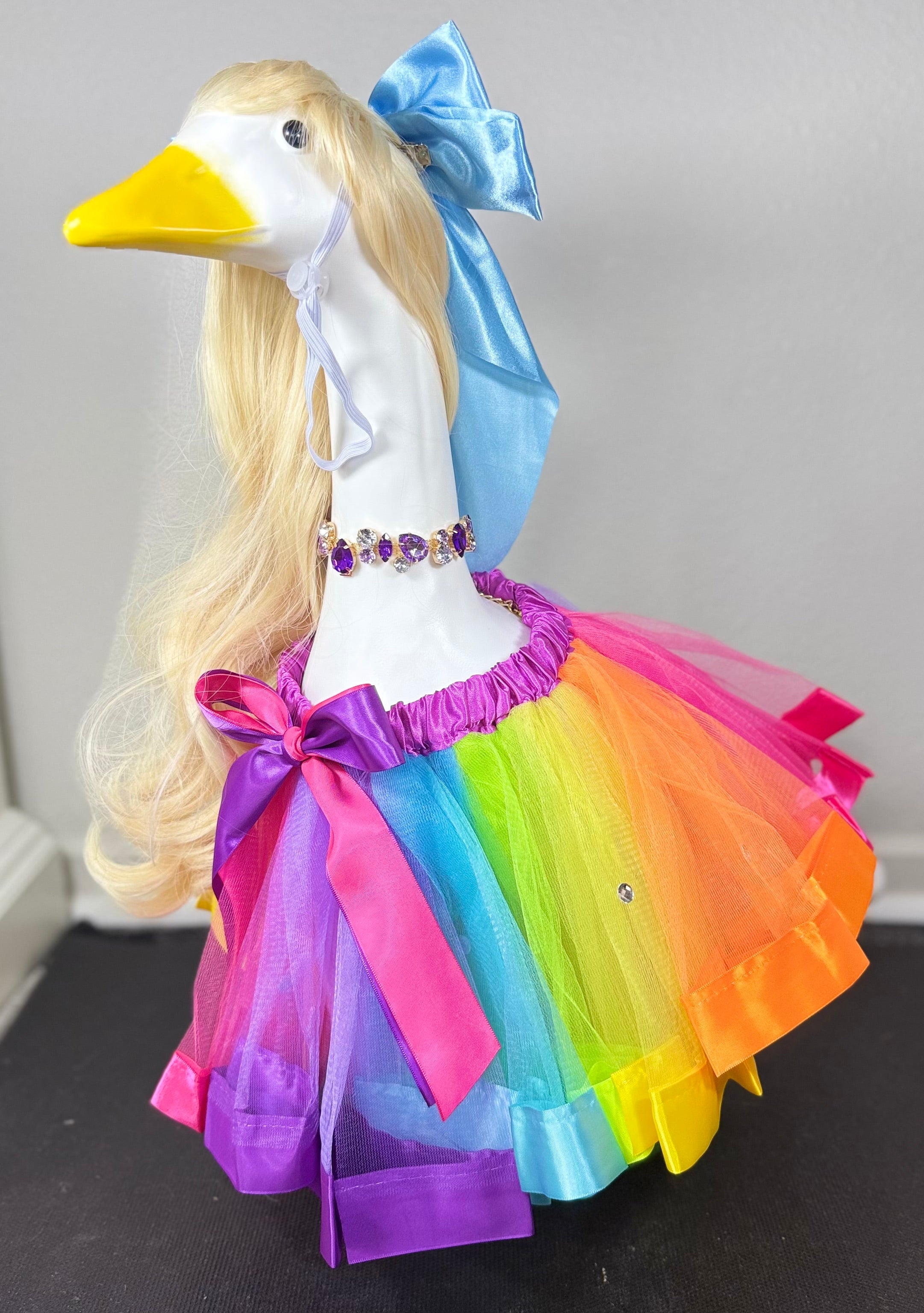Rainbow & Pastel Tutu Goose Outfit Set – Porch Goose Dress