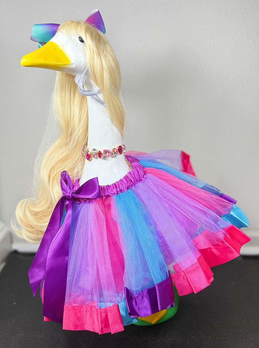 Rainbow & Pastel Tutu Goose Outfit Set – Porch Goose Dress
